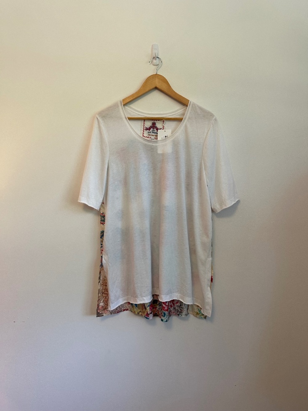 Johnny Was Mixed Medium Short Sleeve Tunic T-Shirt | Size Large